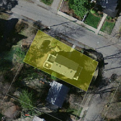 58 Lombard St, Newton MA 02458-2525 aerial view