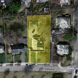 805 Commonwealth Ave, Newton MA 02459-1018 aerial view