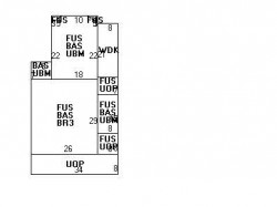 163 Moffat Rd, Newton MA  02468-1133 floor plan