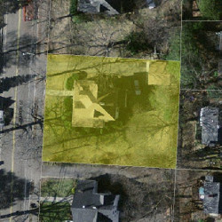 102 Parker St, Newton MA 02459-2552 aerial view