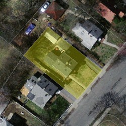 251 Linwood Ave, Newton MA  02460-1439 aerial view