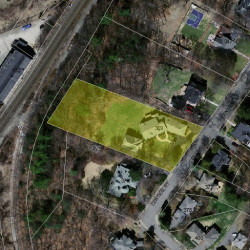 369 Central St, Newton MA  02466-2232 aerial view