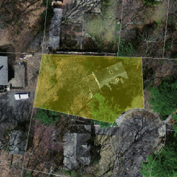 68 Pine Crest Rd, Newton MA  02459-2118 aerial view