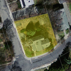 139 Mount Vernon St, Newton MA 02465-2559 aerial view