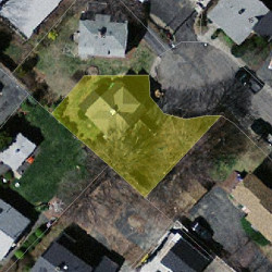 14 Churchill Ter, Newton MA 02460-1408 aerial view