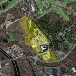 333 Nahanton St, Newton MA  02459-3213 aerial view