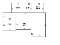 83 Wendell Rd, Newton MA 02459-2946 floor plan