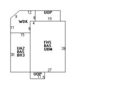 48 Jameson Rd, Newton MA  02458-2601 floor plan