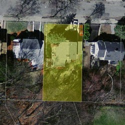 106 Parker Ave, Newton MA  02461-1815 aerial view