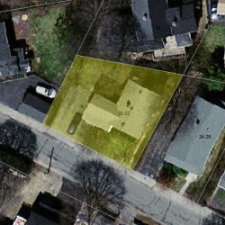 20 Greenough St, Newton MA 02465-2213 aerial view