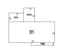 121 Andrew St, Newton MA  02461-2144 floor plan