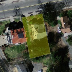 166 Lincoln St, Newton MA 02461-1510 aerial view