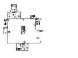 72 Pine Ridge Rd, Newton MA  02468-1617 floor plan