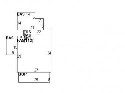 61 Circuit Ave, Newton MA  02461-1602 floor plan