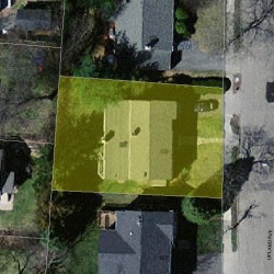 139 Upland Ave, Newton MA  02461-2112 aerial view