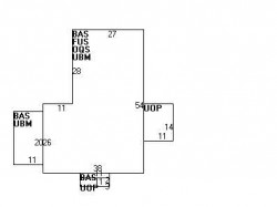 55 Mossfield Rd, Newton MA 02468-1921 floor plan