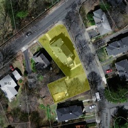 40 Fuller St, Newton MA 02468-1032 aerial view
