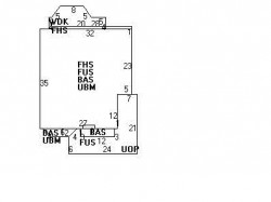 91 Parker St, Newton MA 02459-2545 floor plan