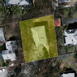 59 Pennsylvania Ave, Newton MA 02464-1343 aerial view