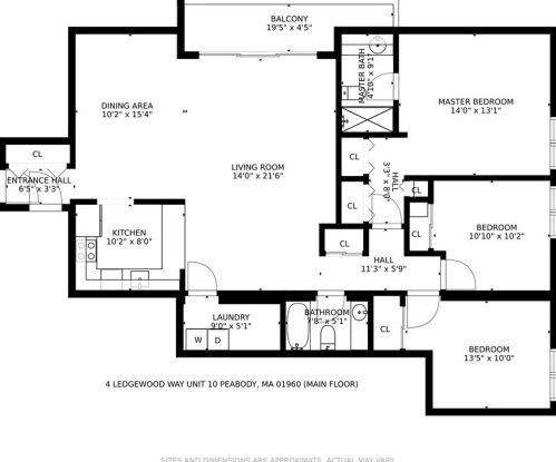 4 Ledgewood Way, Peabody MA  01960-1354 exterior