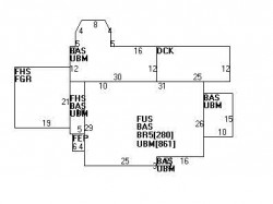 21 Littlefield Rd, Newton MA  02459-3009 floor plan