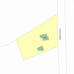 499 Winchester St, Newton MA  02461-2012 plot plan