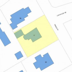 17 Prince St, Newton MA 02465-2608 plot plan