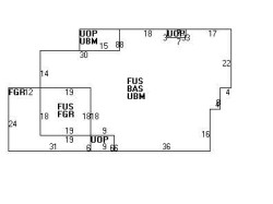 241 Grant Ave, Newton MA  02459-2013 floor plan