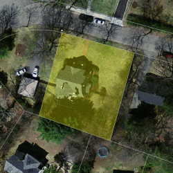 46 Mossfield Rd, Newton MA 02468-1922 aerial view