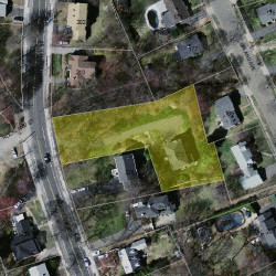 222 Winchester St, Newton MA  02461-2034 aerial view