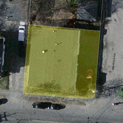 167 California St, Newton MA  02458-1006 aerial view