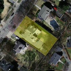 118 Windermere Rd, Newton MA  02466-2718 aerial view