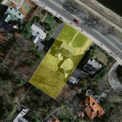 62 Beacon St, Newton MA 02459 aerial view