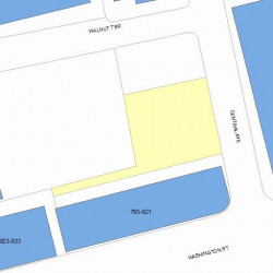 119 Central Ave, Newton MA 02460-1715 plot plan