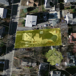 14 Emerson St, Newton MA  02458-1605 aerial view