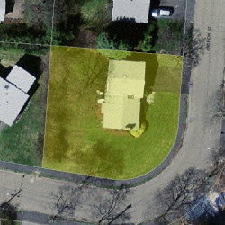 100 Andrew St, Newton MA 02461-2103 aerial view
