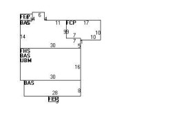 227 Cherry St, Newton MA  02465-1606 floor plan