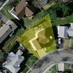 15 Deborah Rd, Newton MA 02459-2837 aerial view