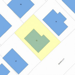 13 Murphy Ct, Newton MA 02458-1222 plot plan