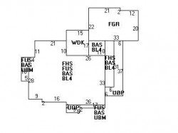 212 Temple St, Newton MA 02465-2316 floor plan