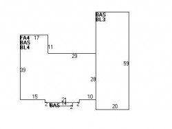 110 Levbert Rd, Newton MA  02459-3063 floor plan
