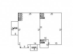 20 Webster Ct, Newton MA 02459-1755 floor plan
