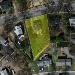354 Wolcott St, Newton MA  02466-1533 aerial view