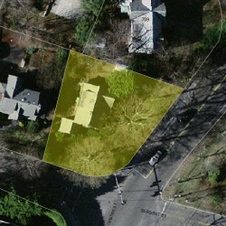 717 Centre St, Newton MA 02458-2343 aerial view