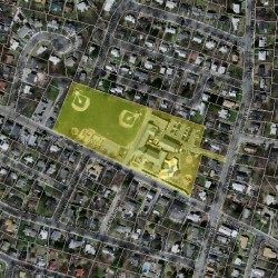 125 Derby St, Newton MA  02465-1555 aerial view