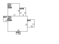 62 Circuit Ave, Newton MA  02461-1603 floor plan