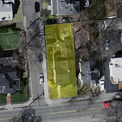 343 Cabot St, Newton MA  02460-2255 aerial view