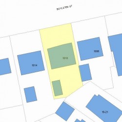 1010 Boylston St, Newton MA 02461-1316 plot plan