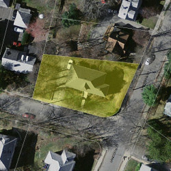 5 Winchester Rd, Newton MA 02458-1909 aerial view