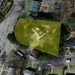 180 Carlton Rd, Newton MA 02468-1836 aerial view
